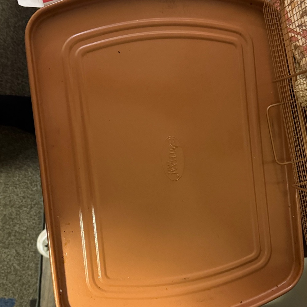 Copper Baking Tray with Mesh Rack - Picture 3 of 5